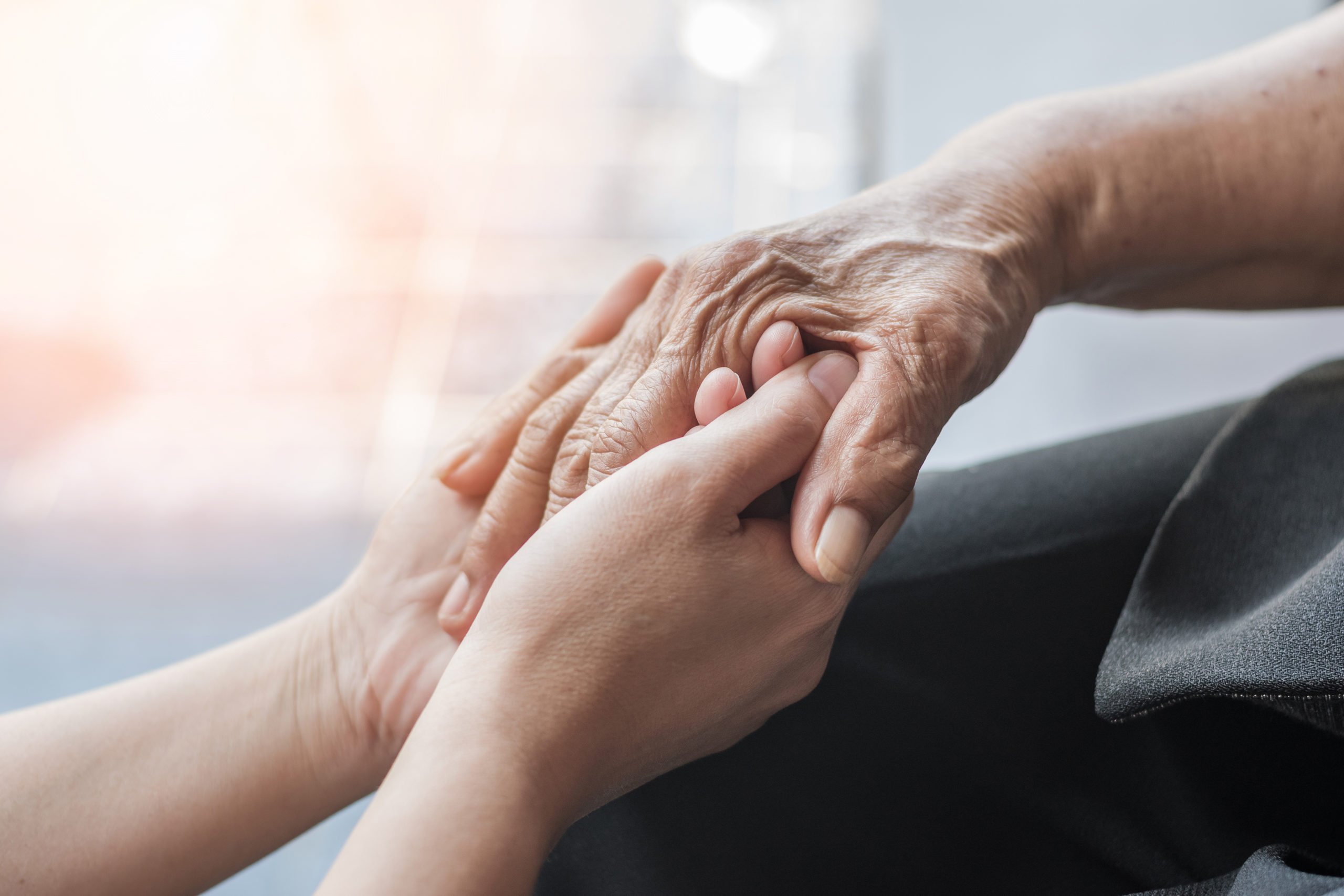 Employee Connecting with Resident