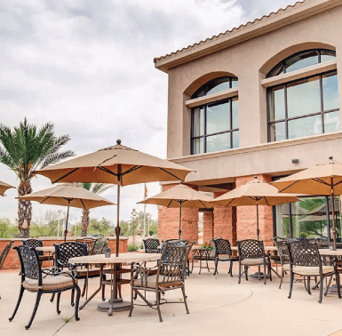 Outside Patio Seating