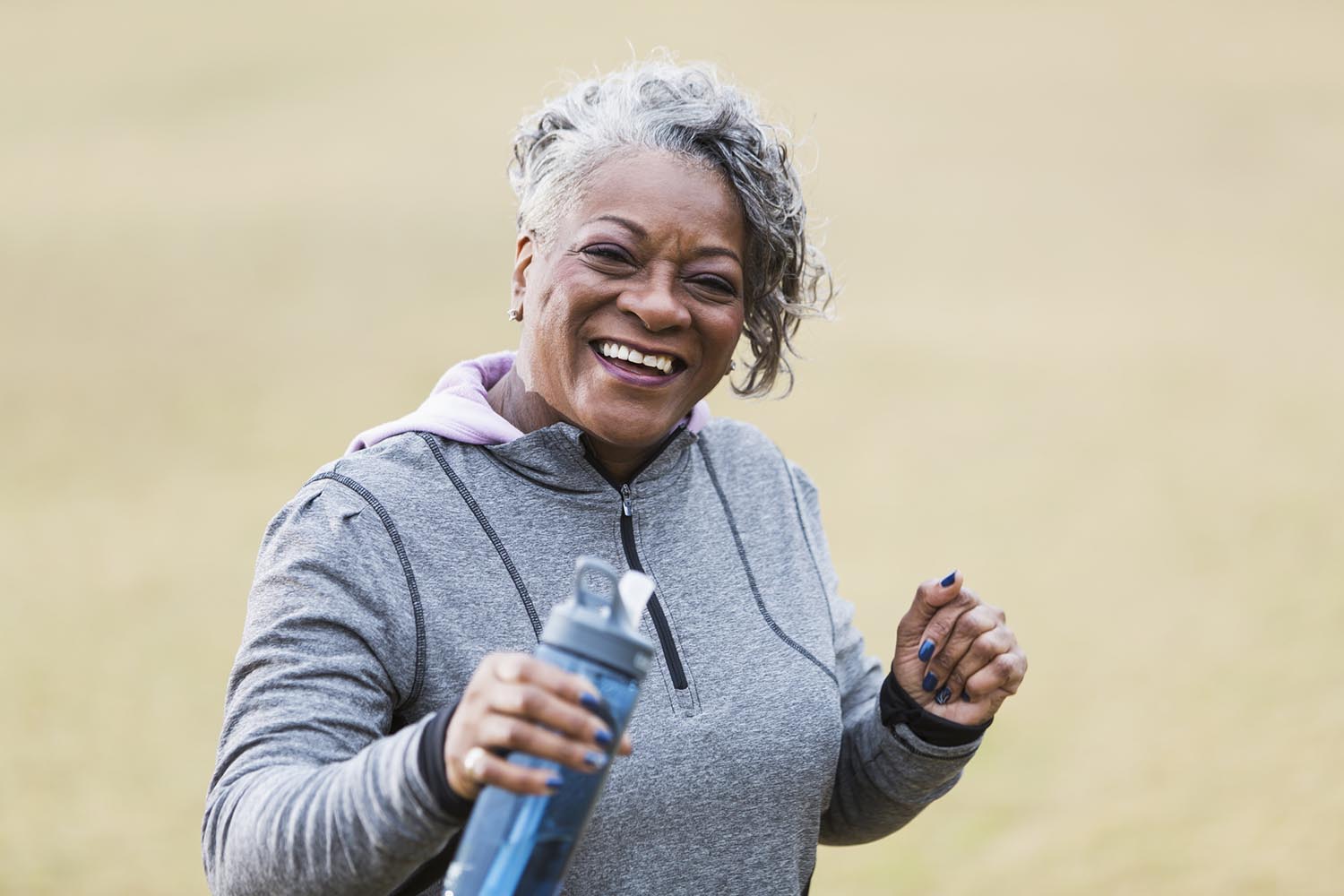 Senior woman exercising